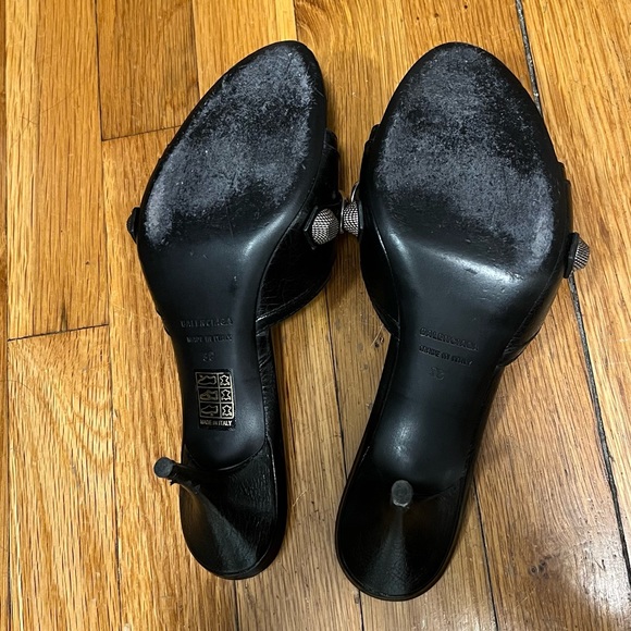 BALENCIAGA STUDDED CAGOLE MULES - Picture 8 of 10